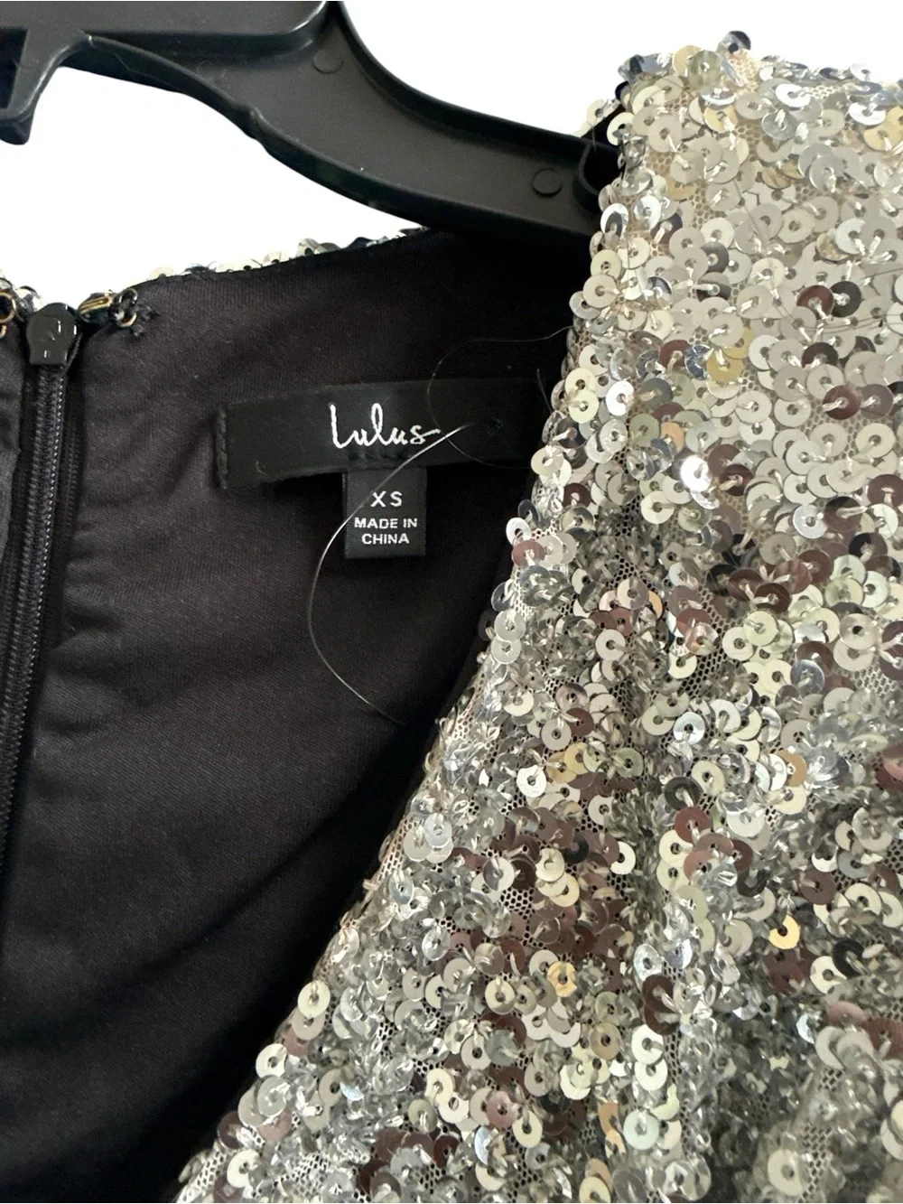 Lulus sparkling silver